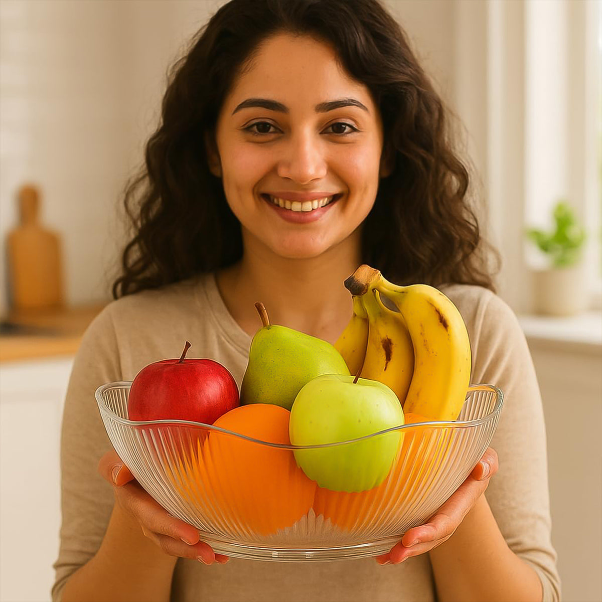 Supermom Wringo Plastic Fruit Storage Basket (1 Pc)