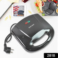 2818 Sandwich Maker Makes Sandwich Non-stick Plates Easy To Use With Indicator Lights
