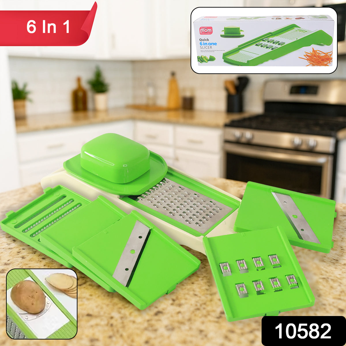 Supermom Quick 6-in-1 Multipurpose Slicer