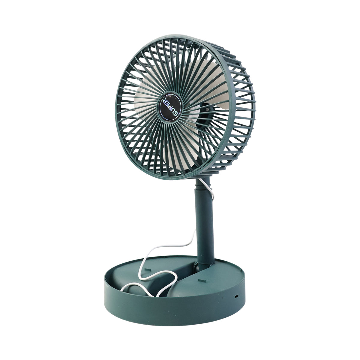 Foldable Mini Desk Fan With Adjustable Height And Angle (1 Pc)